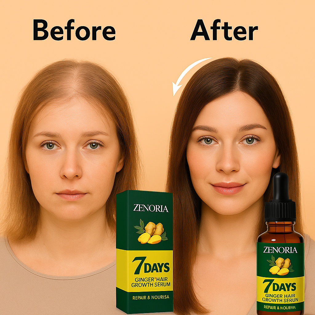 ZENORIA – Zázvorové sérum pre rast a obnovu vlasov za 7 dní