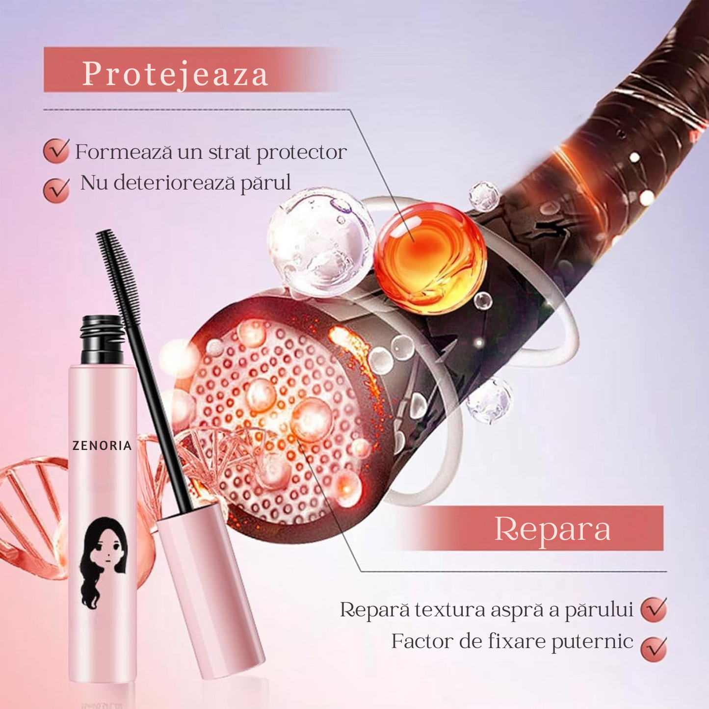 Zenoria Wax – maskara pre nepoddajné vlasy